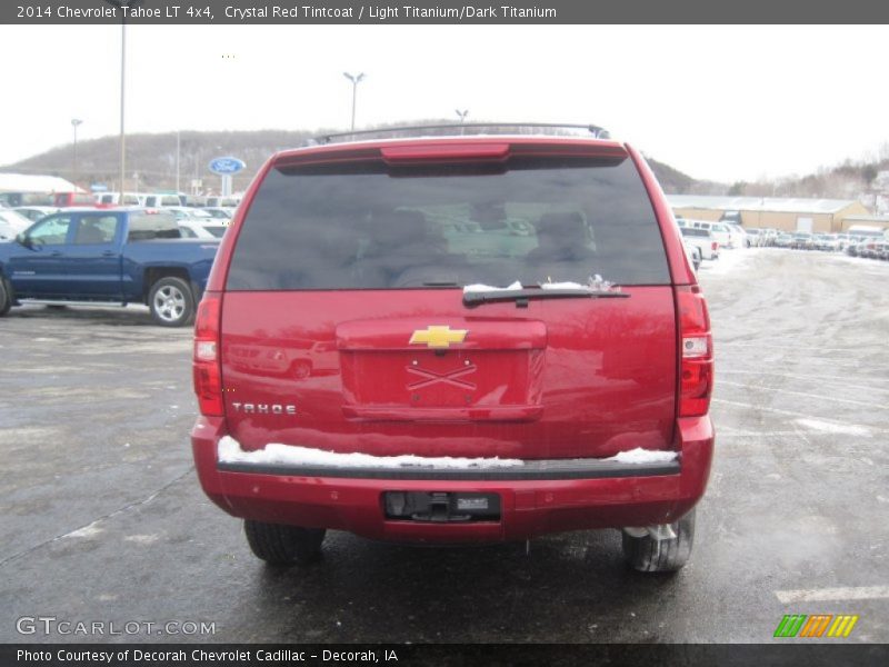 Crystal Red Tintcoat / Light Titanium/Dark Titanium 2014 Chevrolet Tahoe LT 4x4