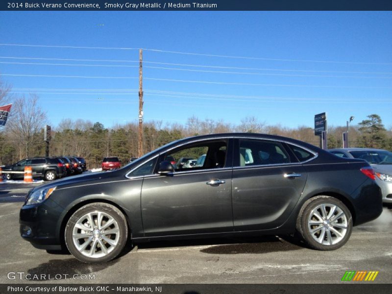 Smoky Gray Metallic / Medium Titanium 2014 Buick Verano Convenience