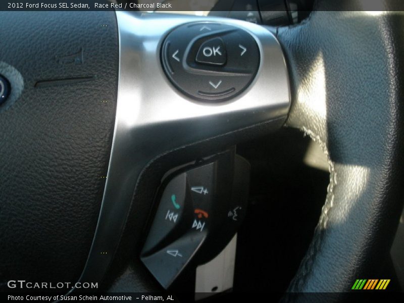 Race Red / Charcoal Black 2012 Ford Focus SEL Sedan