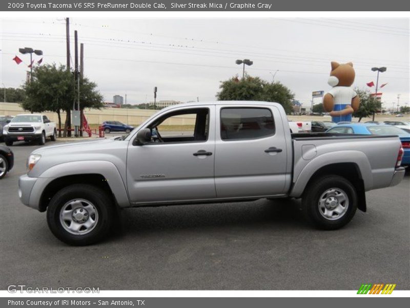 Silver Streak Mica / Graphite Gray 2009 Toyota Tacoma V6 SR5 PreRunner Double Cab