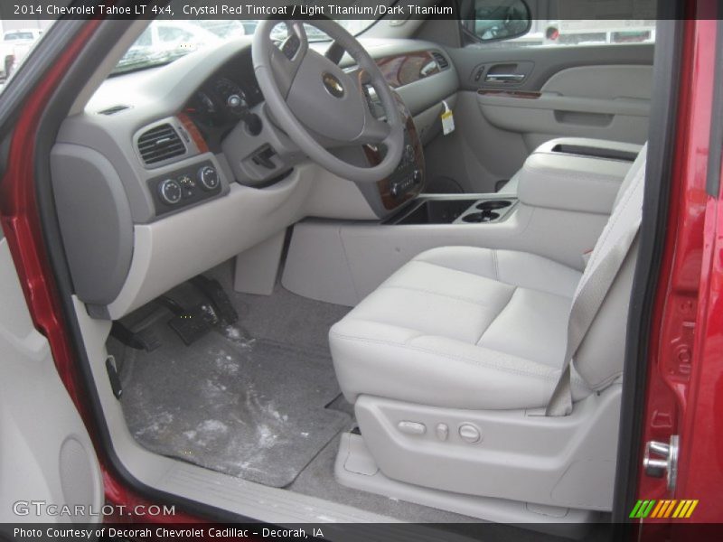 Crystal Red Tintcoat / Light Titanium/Dark Titanium 2014 Chevrolet Tahoe LT 4x4