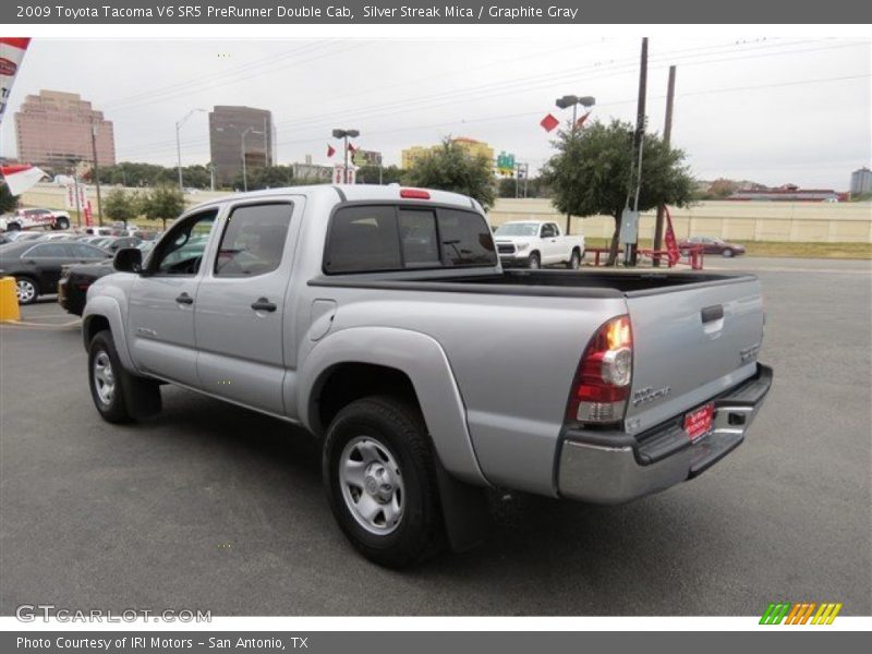 Silver Streak Mica / Graphite Gray 2009 Toyota Tacoma V6 SR5 PreRunner Double Cab