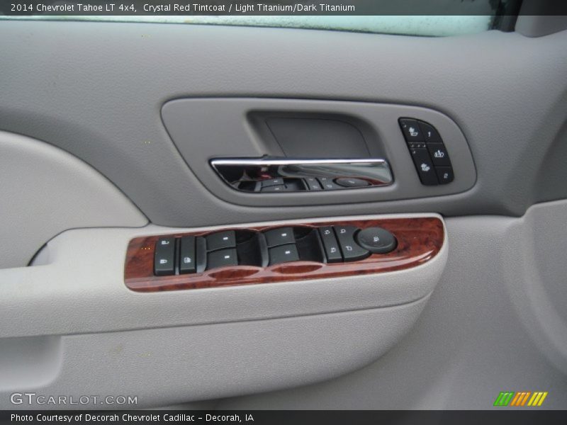 Crystal Red Tintcoat / Light Titanium/Dark Titanium 2014 Chevrolet Tahoe LT 4x4