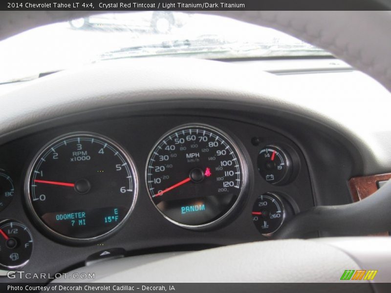 Crystal Red Tintcoat / Light Titanium/Dark Titanium 2014 Chevrolet Tahoe LT 4x4