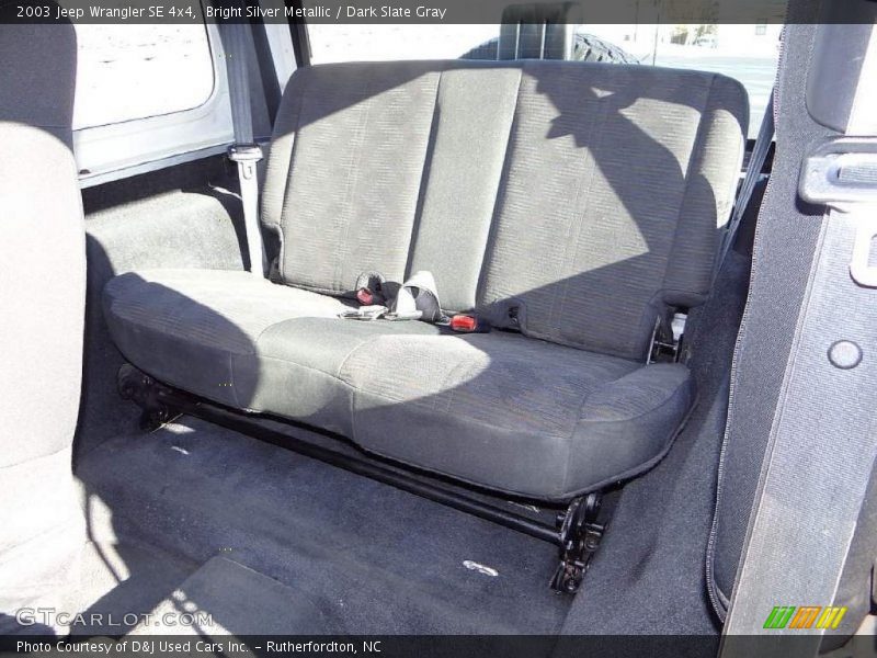 Bright Silver Metallic / Dark Slate Gray 2003 Jeep Wrangler SE 4x4
