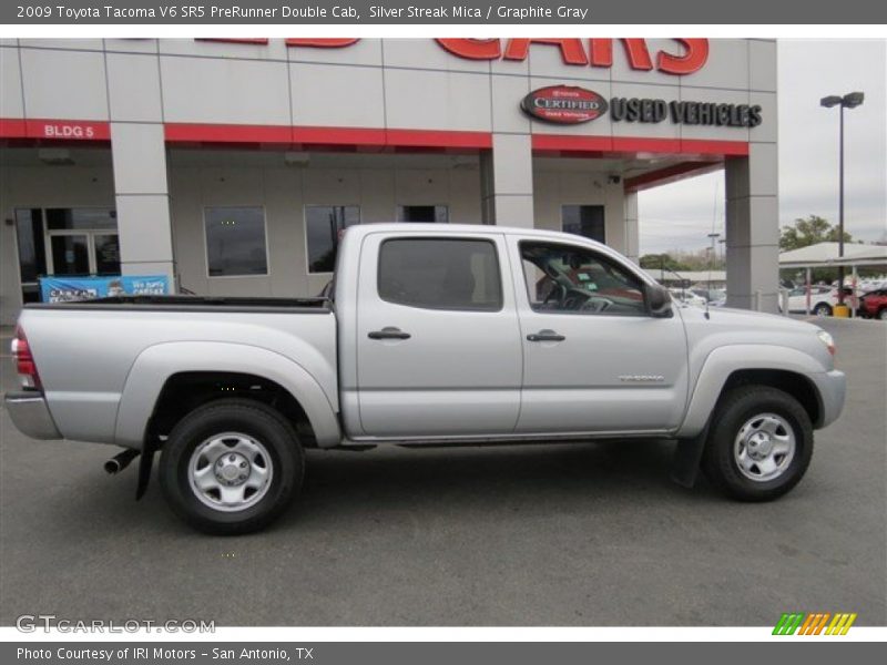 Silver Streak Mica / Graphite Gray 2009 Toyota Tacoma V6 SR5 PreRunner Double Cab