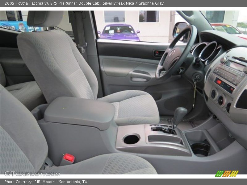 Silver Streak Mica / Graphite Gray 2009 Toyota Tacoma V6 SR5 PreRunner Double Cab