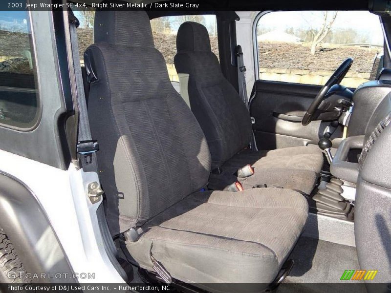Bright Silver Metallic / Dark Slate Gray 2003 Jeep Wrangler SE 4x4