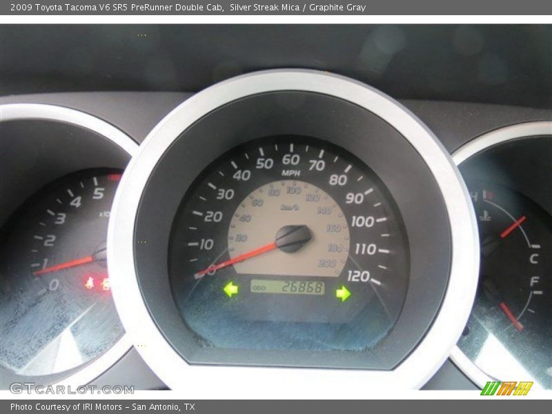 Silver Streak Mica / Graphite Gray 2009 Toyota Tacoma V6 SR5 PreRunner Double Cab