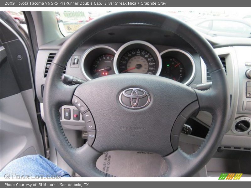 Silver Streak Mica / Graphite Gray 2009 Toyota Tacoma V6 SR5 PreRunner Double Cab