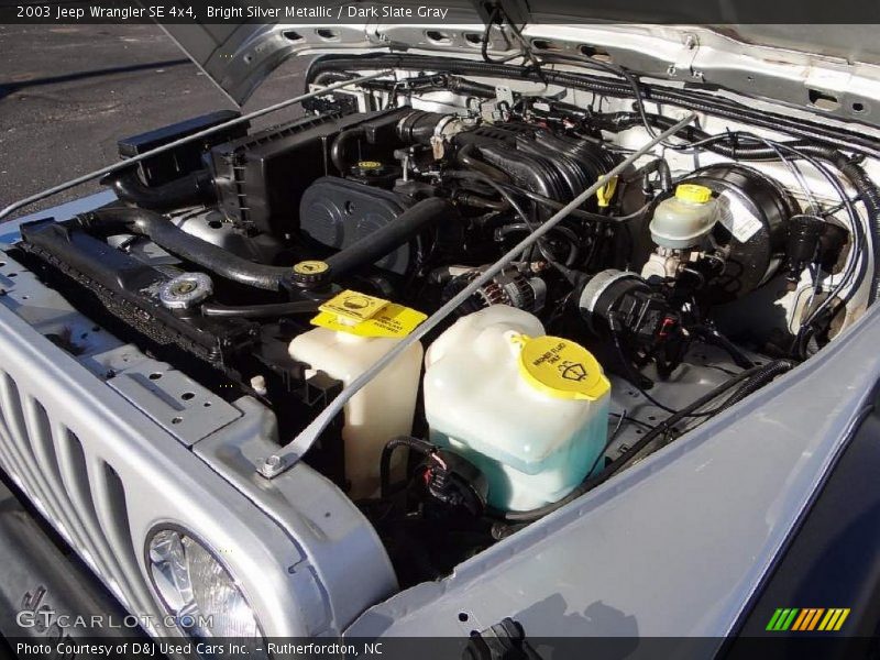Bright Silver Metallic / Dark Slate Gray 2003 Jeep Wrangler SE 4x4