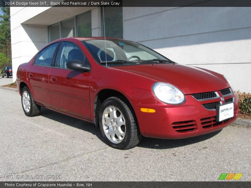 Blaze Red Pearlcoat / Dark Slate Gray 2004 Dodge Neon SXT