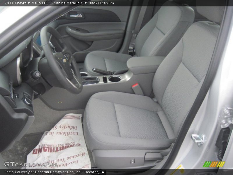 Silver Ice Metallic / Jet Black/Titanium 2014 Chevrolet Malibu LS