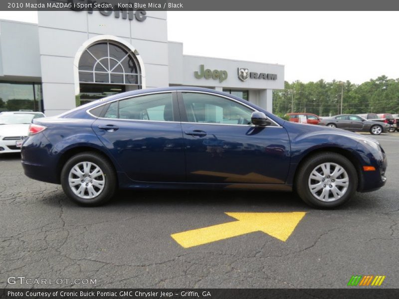 Kona Blue Mica / Black 2010 Mazda MAZDA6 i Sport Sedan
