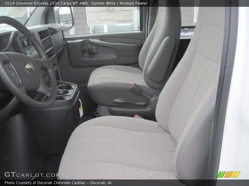 Summit White / Medium Pewter 2014 Chevrolet Express 1500 Cargo WT AWD