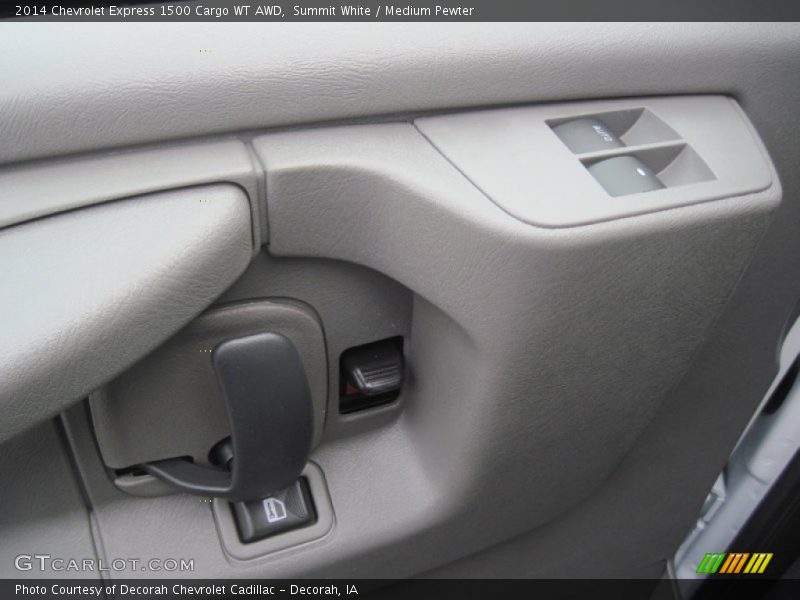 Summit White / Medium Pewter 2014 Chevrolet Express 1500 Cargo WT AWD