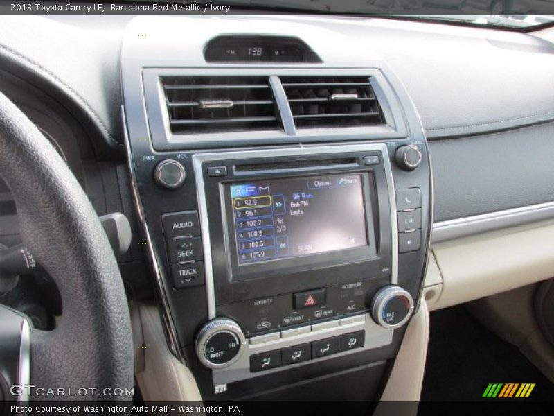 Barcelona Red Metallic / Ivory 2013 Toyota Camry LE