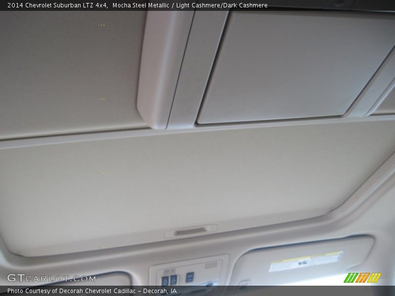 Mocha Steel Metallic / Light Cashmere/Dark Cashmere 2014 Chevrolet Suburban LTZ 4x4