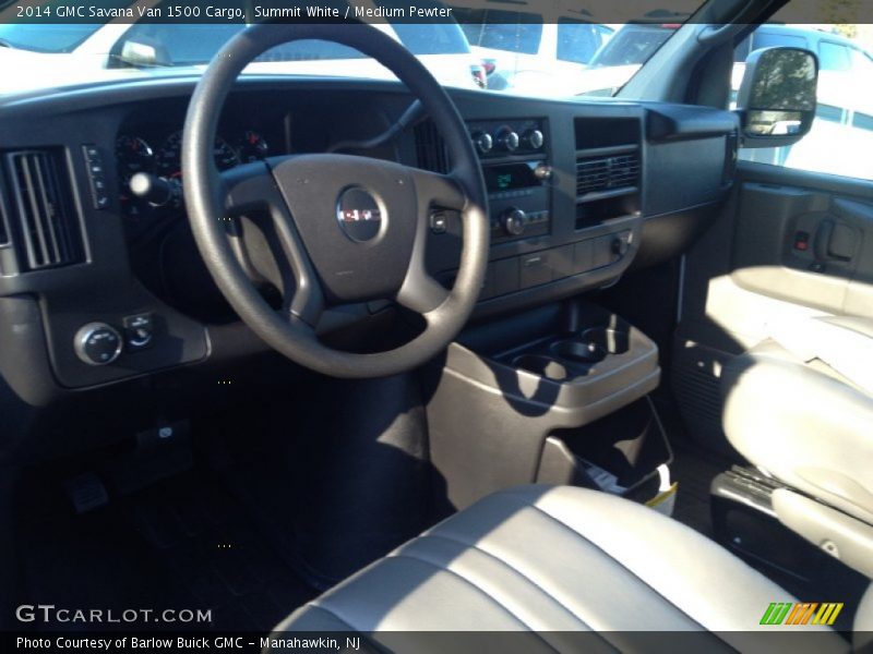 Summit White / Medium Pewter 2014 GMC Savana Van 1500 Cargo