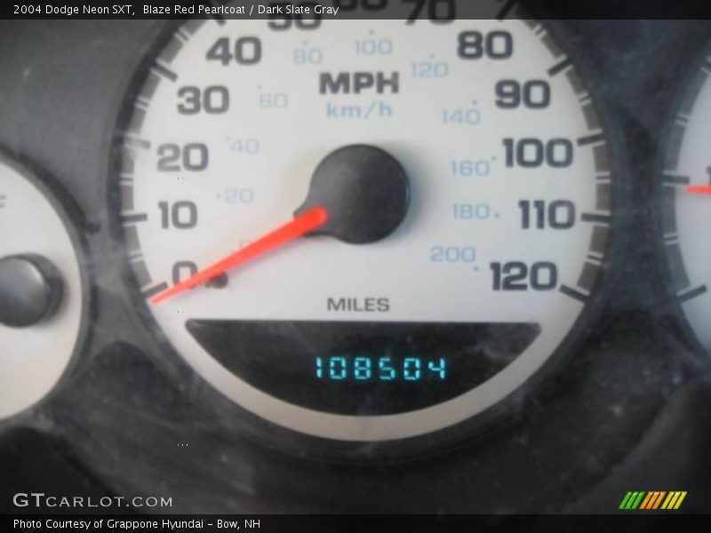 Blaze Red Pearlcoat / Dark Slate Gray 2004 Dodge Neon SXT