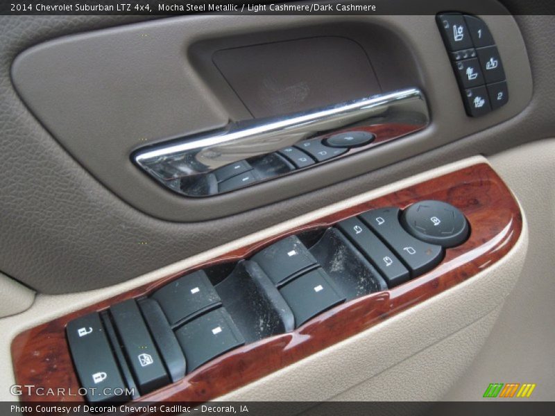 Mocha Steel Metallic / Light Cashmere/Dark Cashmere 2014 Chevrolet Suburban LTZ 4x4