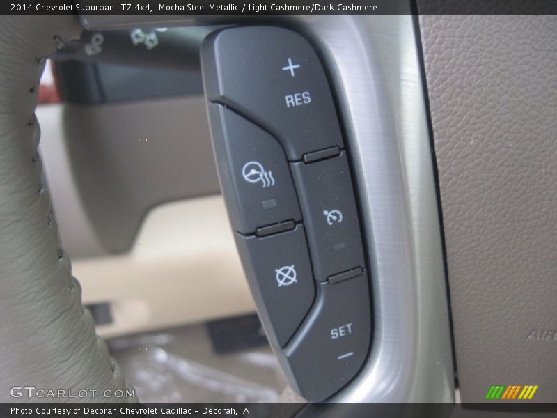 Mocha Steel Metallic / Light Cashmere/Dark Cashmere 2014 Chevrolet Suburban LTZ 4x4