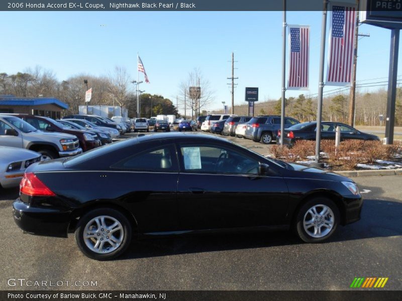 Nighthawk Black Pearl / Black 2006 Honda Accord EX-L Coupe