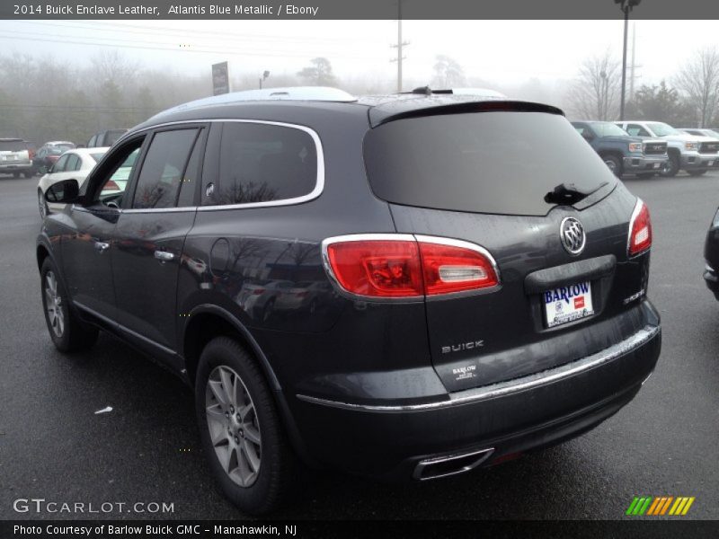 Atlantis Blue Metallic / Ebony 2014 Buick Enclave Leather