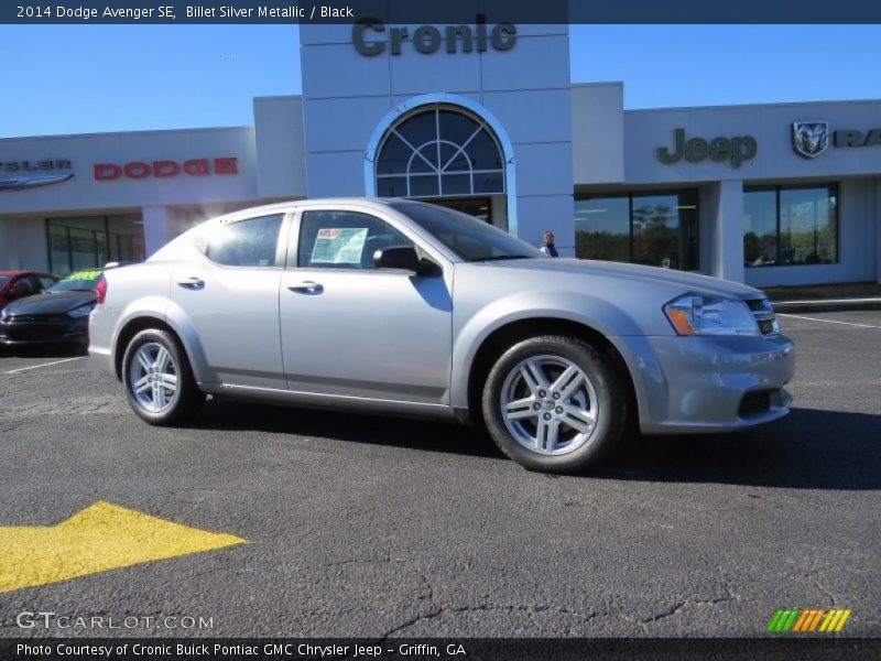 Billet Silver Metallic / Black 2014 Dodge Avenger SE