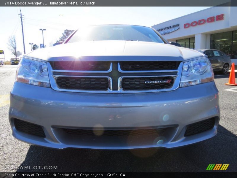 Billet Silver Metallic / Black 2014 Dodge Avenger SE