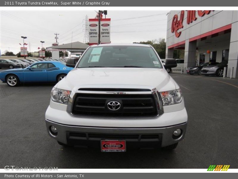 Super White / Graphite Gray 2011 Toyota Tundra CrewMax