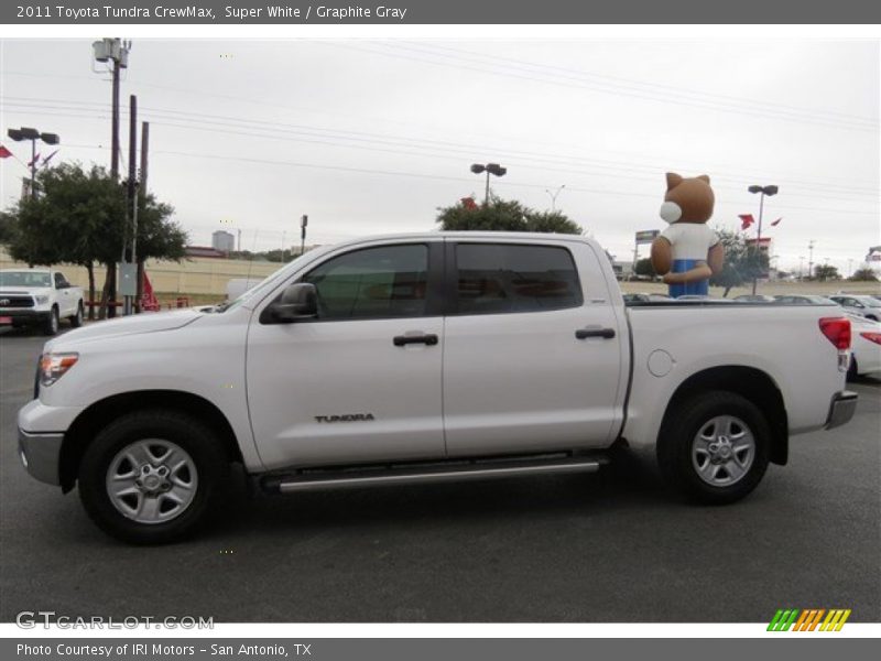 Super White / Graphite Gray 2011 Toyota Tundra CrewMax