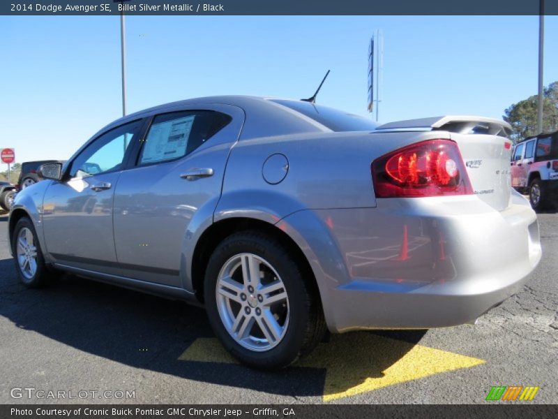Billet Silver Metallic / Black 2014 Dodge Avenger SE