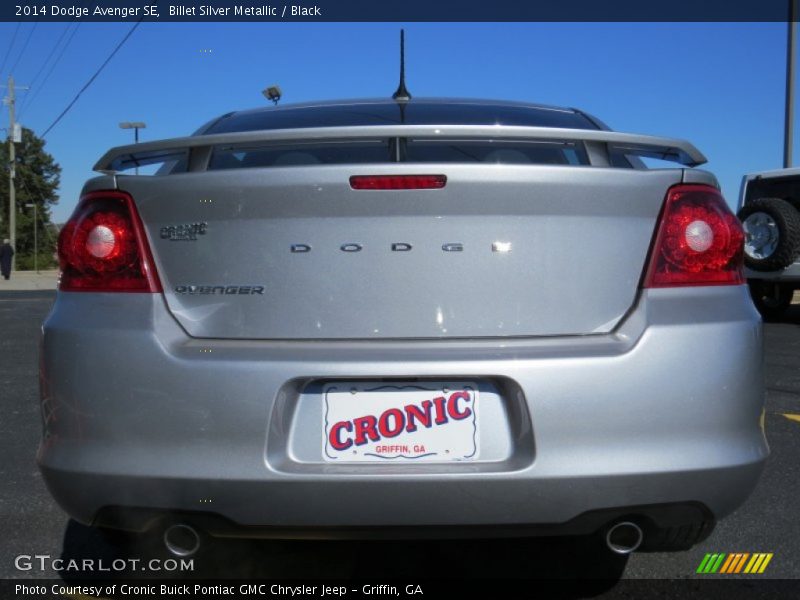 Billet Silver Metallic / Black 2014 Dodge Avenger SE
