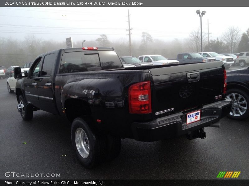 Onyx Black / Ebony 2014 GMC Sierra 3500HD Denali Crew Cab 4x4 Dually