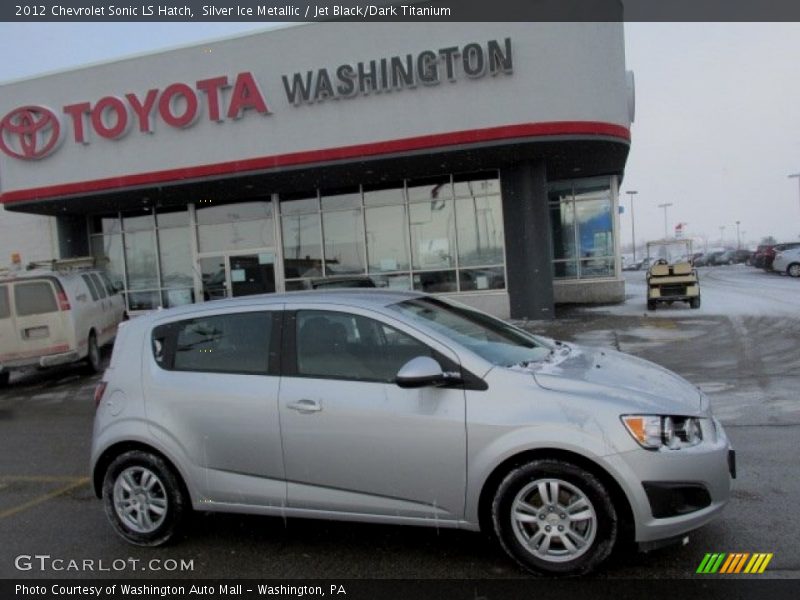 Silver Ice Metallic / Jet Black/Dark Titanium 2012 Chevrolet Sonic LS Hatch