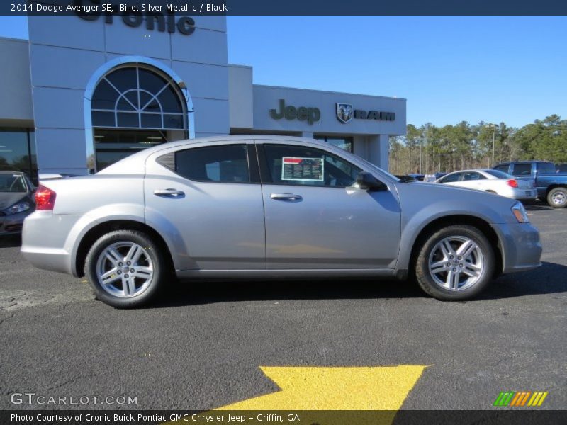 Billet Silver Metallic / Black 2014 Dodge Avenger SE