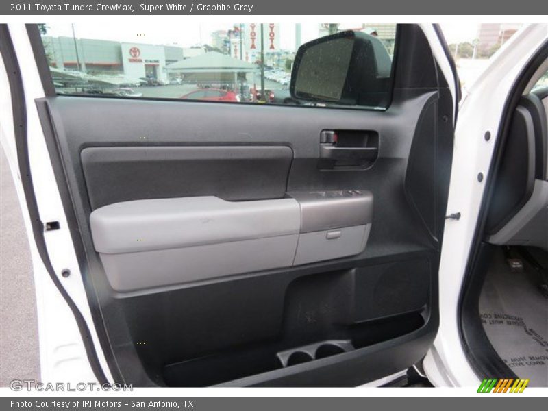 Super White / Graphite Gray 2011 Toyota Tundra CrewMax