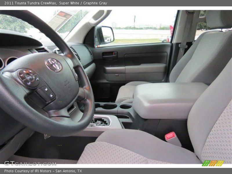 Super White / Graphite Gray 2011 Toyota Tundra CrewMax