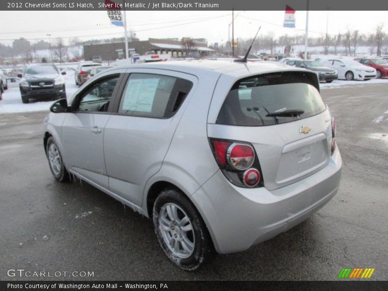 Silver Ice Metallic / Jet Black/Dark Titanium 2012 Chevrolet Sonic LS Hatch