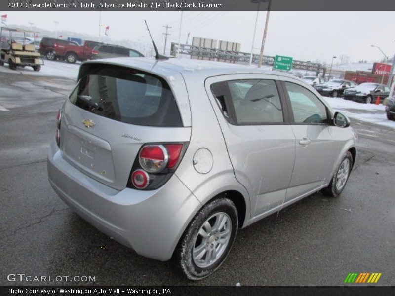 Silver Ice Metallic / Jet Black/Dark Titanium 2012 Chevrolet Sonic LS Hatch