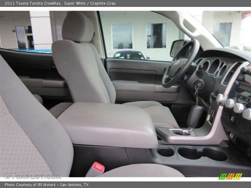 Super White / Graphite Gray 2011 Toyota Tundra CrewMax