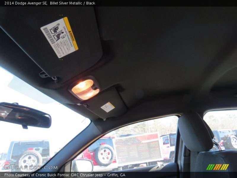 Billet Silver Metallic / Black 2014 Dodge Avenger SE