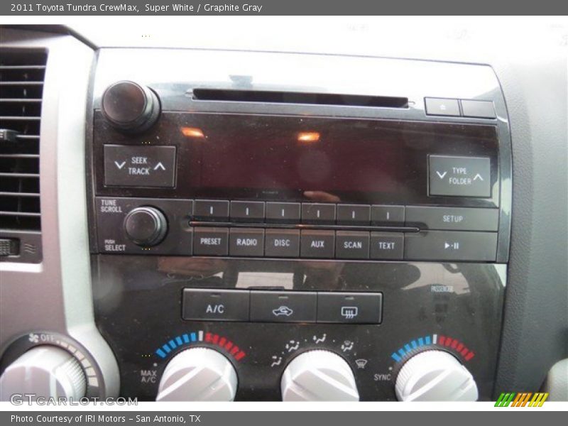 Super White / Graphite Gray 2011 Toyota Tundra CrewMax