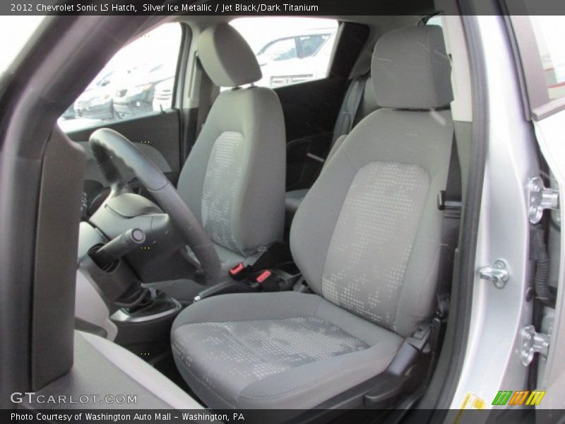 Silver Ice Metallic / Jet Black/Dark Titanium 2012 Chevrolet Sonic LS Hatch