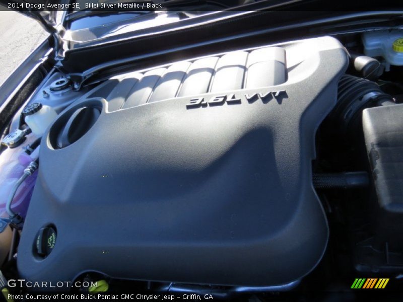 Billet Silver Metallic / Black 2014 Dodge Avenger SE