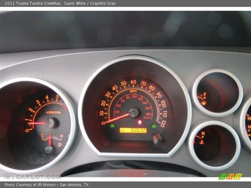 Super White / Graphite Gray 2011 Toyota Tundra CrewMax