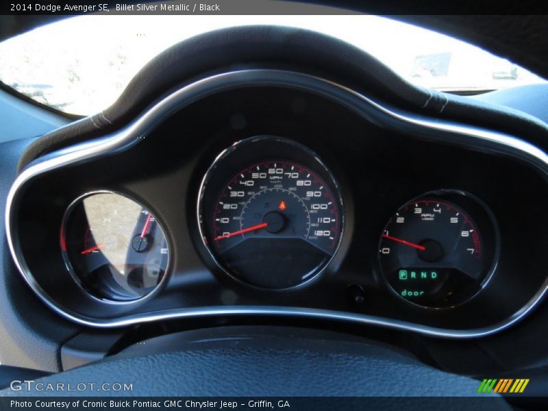 Billet Silver Metallic / Black 2014 Dodge Avenger SE