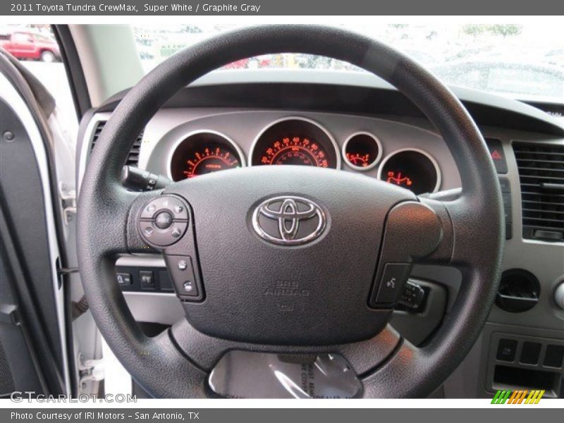 Super White / Graphite Gray 2011 Toyota Tundra CrewMax
