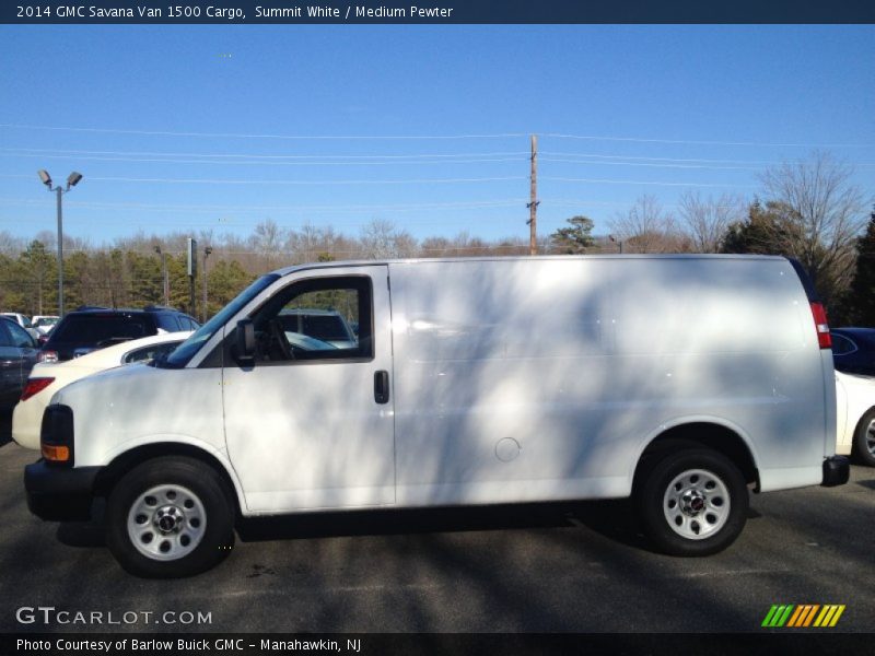  2014 Savana Van 1500 Cargo Summit White